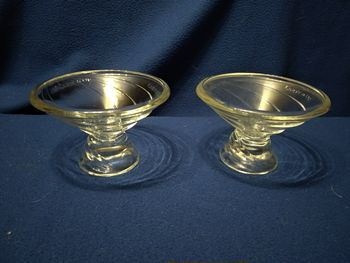 2 coupes à dessert Carte d'Or 