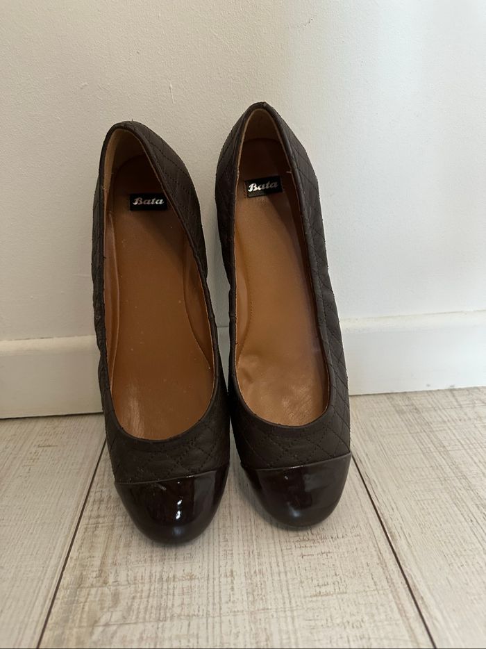 Ballerines Bata peu portées T40 - photo numéro 3
