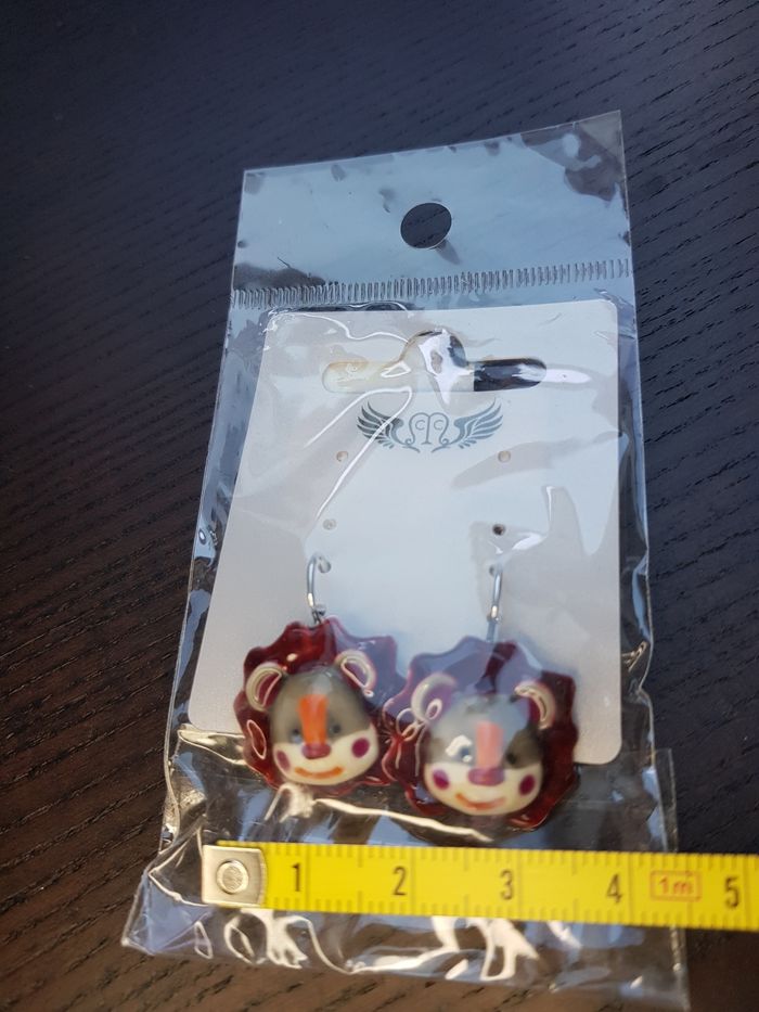 Boucles d'oreilles lions - photo numéro 5
