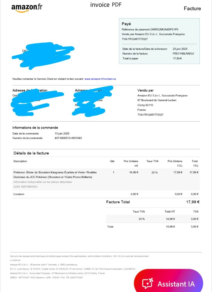 Pokémon Tripack EB10 rivalités destinées 3 boosters, kangourex, neuf avec facture - photo numéro 3