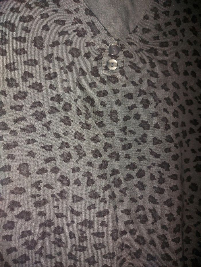 Haut manche 3/4 Jennyfer taille M - léopard 🐆 - photo numéro 2