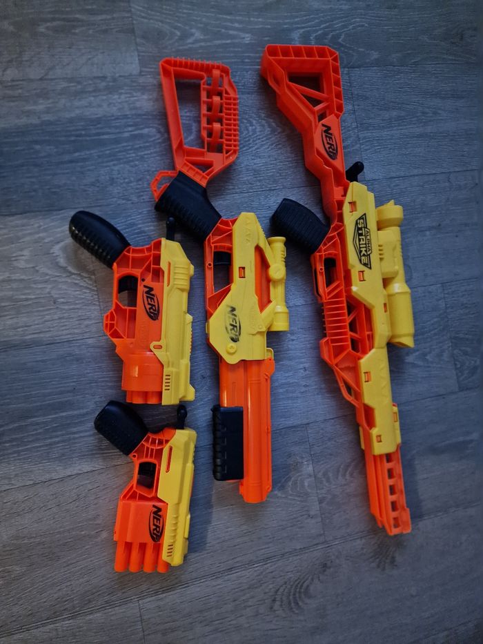 Pistolets nerf
