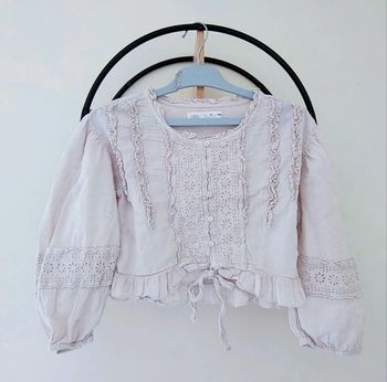 9-10 ans blouse croc top Zara