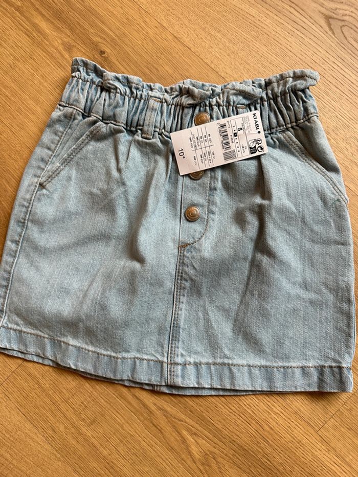jupe en jean paperbag 5 ans neuve