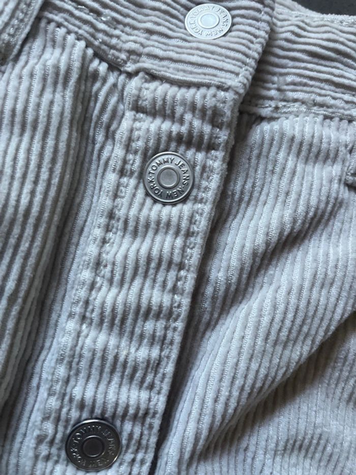 Taille XS jupe Tommy Hilfiger velours beige - photo numéro 4