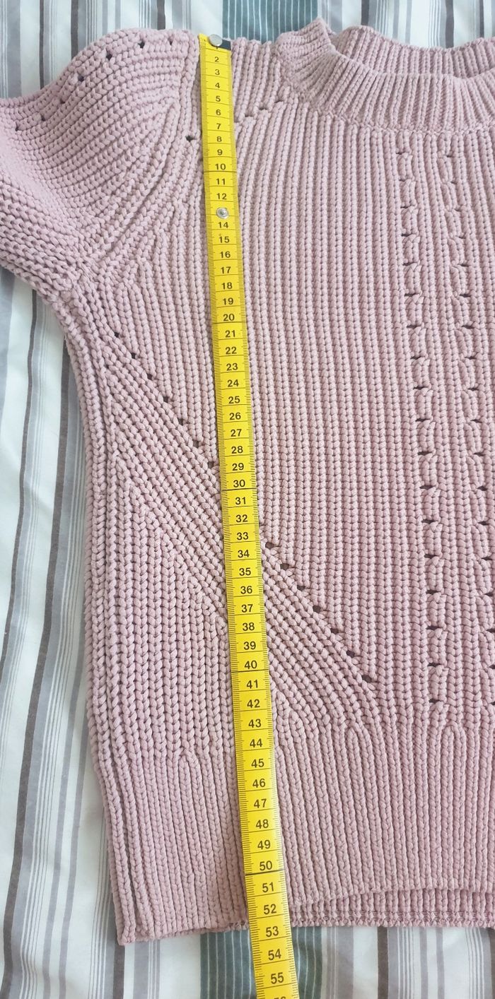 Pull épais taille s rose H&M - photo numéro 5