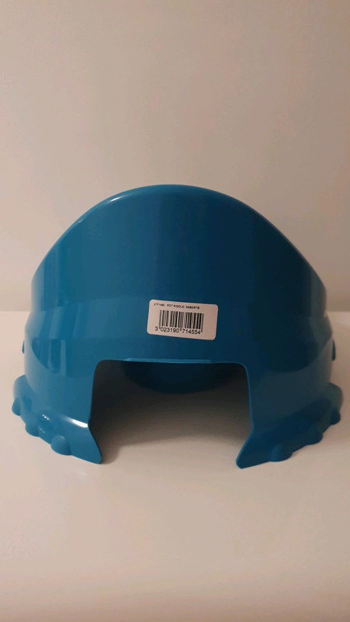 Pot rigolo bleu - vert - photo numéro 4