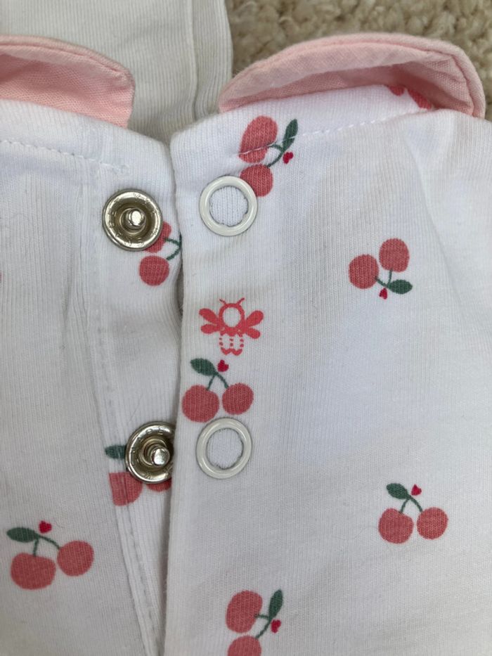 Lot de 3 bodies assortis manches courtes avec col, chics, fille - Obaibi - 3 mois - photo numéro 9