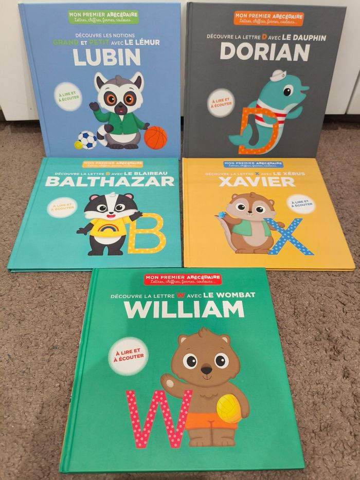 Lot de 5 livres Mon Premier Abécédaire