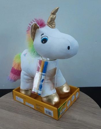 Crayola je colorie ma peluche licorne neuve