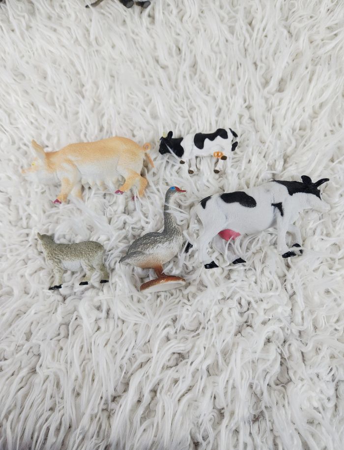 Lot de 28 figurines animaux de la Ferme marque Oxybul - photo numéro 6