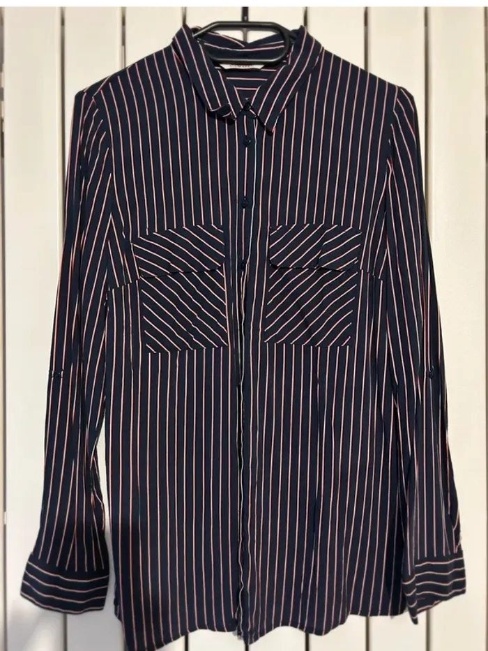 Chemise rayée Promod taille 38 état neuf