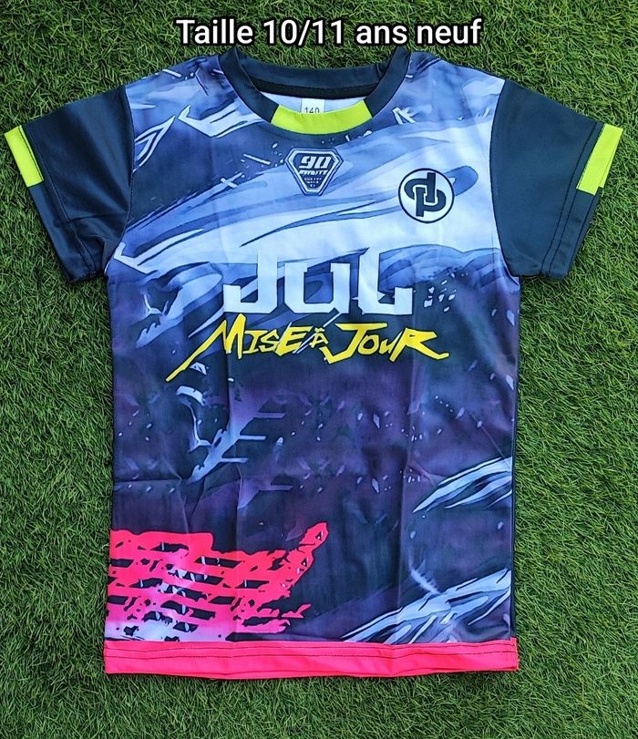 T-shirt maillot de foot JUL d'Or et de Platine neuf sous blister jamais porté taille 140cm 10 ans - photo numéro 2