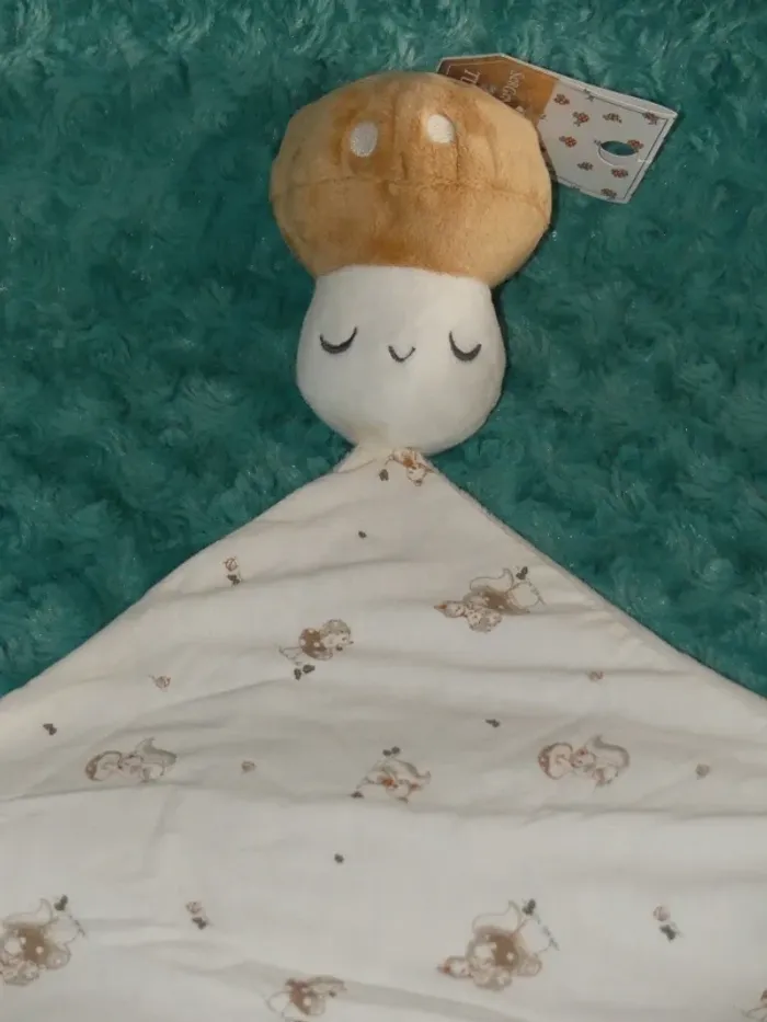 Doudou plat champignon Sergent major 🍄Neuf - photo numéro 2