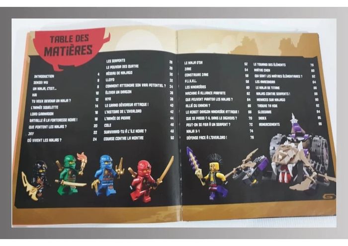 Livre légo ninjago la voie du ninja sans figurine - photo numéro 3