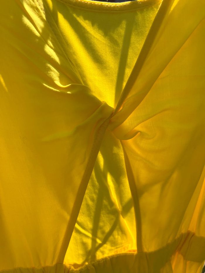 Robe dos nu Gémo 12 ans jaune - photo numéro 2