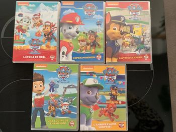 Lot de 5 DVD Pat Patrouille TBE
