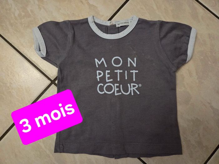 Tee-shirt shirt 3 mois