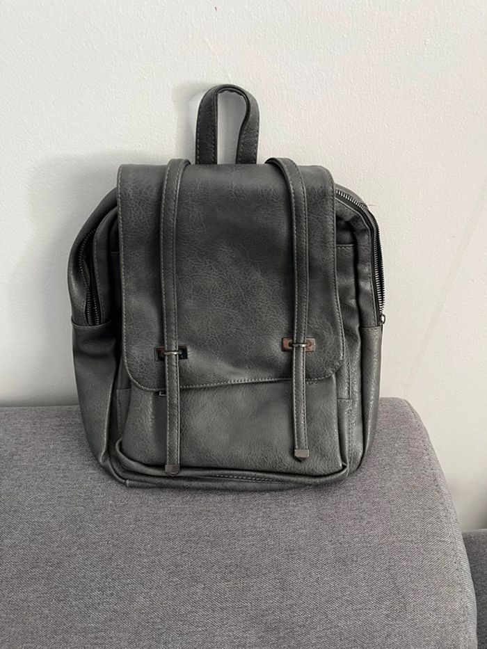 Sac À Dos 🎒 Gris Femme - photo numéro 4