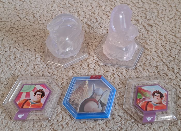 🎮 Lot de 5 figurines et disques Disney Infinity