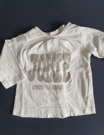 T.shirt Ml fille T.3M