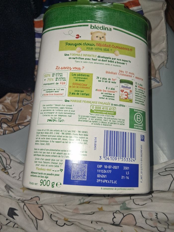 Lait de bebe - photo numéro 2