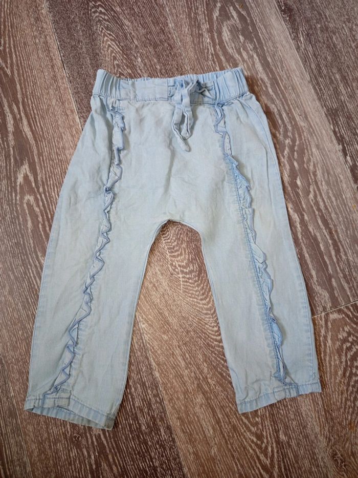 Pantalon léger bleu clair 18mois