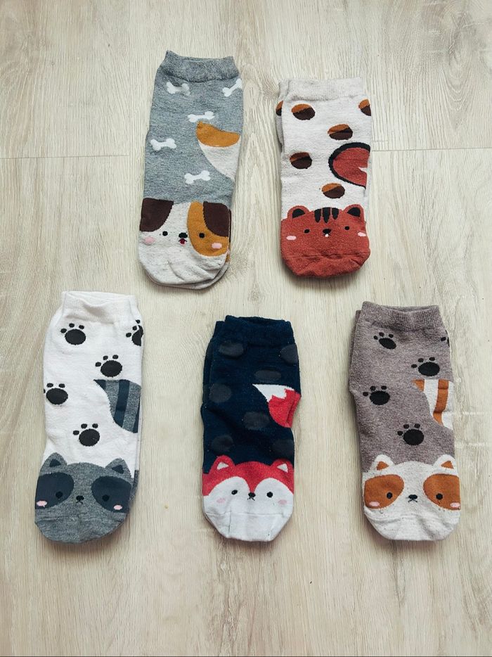 5 paires de chaussettes 35-38