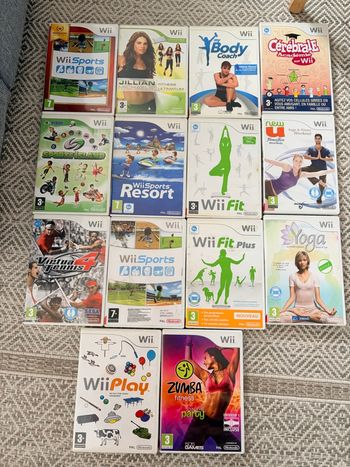 Jeux Nintendo wii lot 