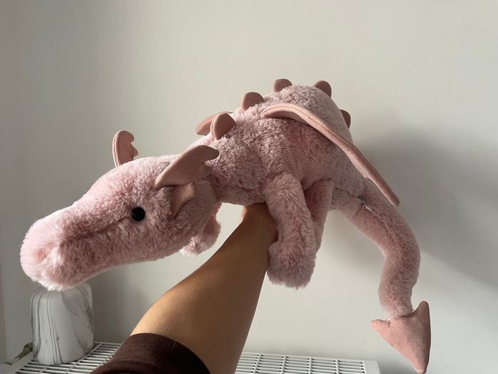 Peluche Jellycat Hugue Rose Dragon 🐉 - photo numéro 5