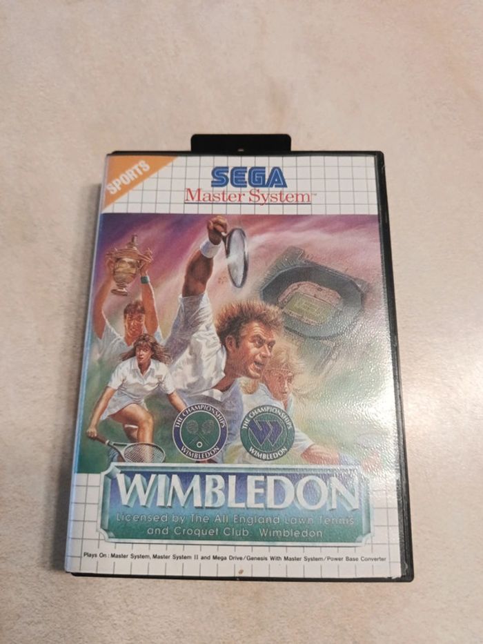 Jeu Wimbledon sega master system