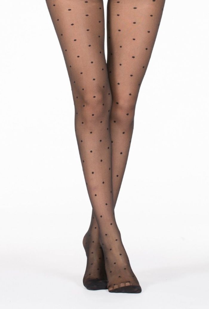 Collants noirs plumetis TU - photo numéro 3