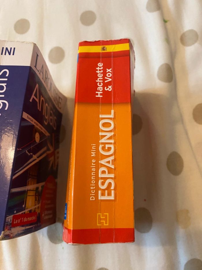 lot de deux dictionnaires espagnol et anglais - photo numéro 4