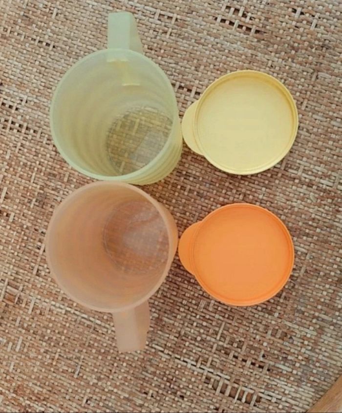 Mugs Tupperware x2 neuves avec couvercles - photo numéro 4