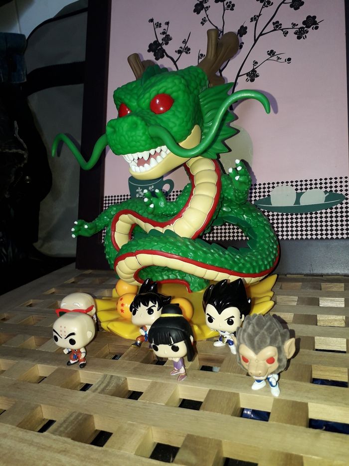 Funko Pop Shenron Jumbo XXL 10 pouces 25 cm & 6 mini Funko Pop Dragon Ball DBZ - photo numéro 2