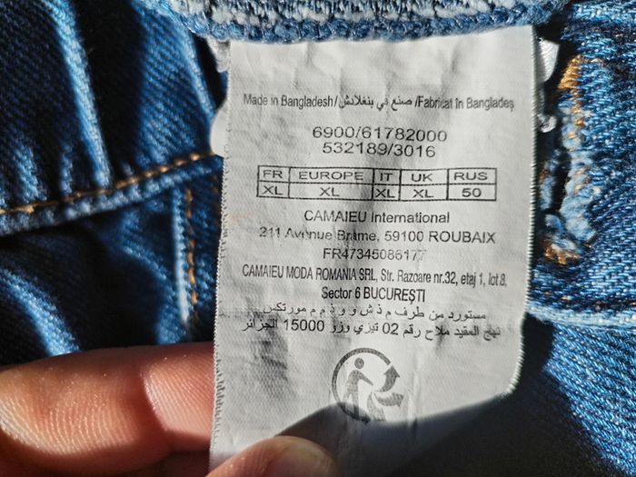 Short en jean taille xl - photo numéro 7