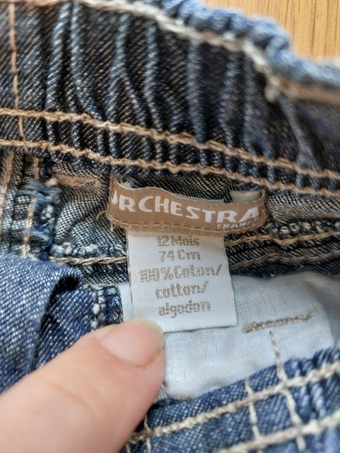 Lot 2 pantalons 12m/74cm - photo numéro 4