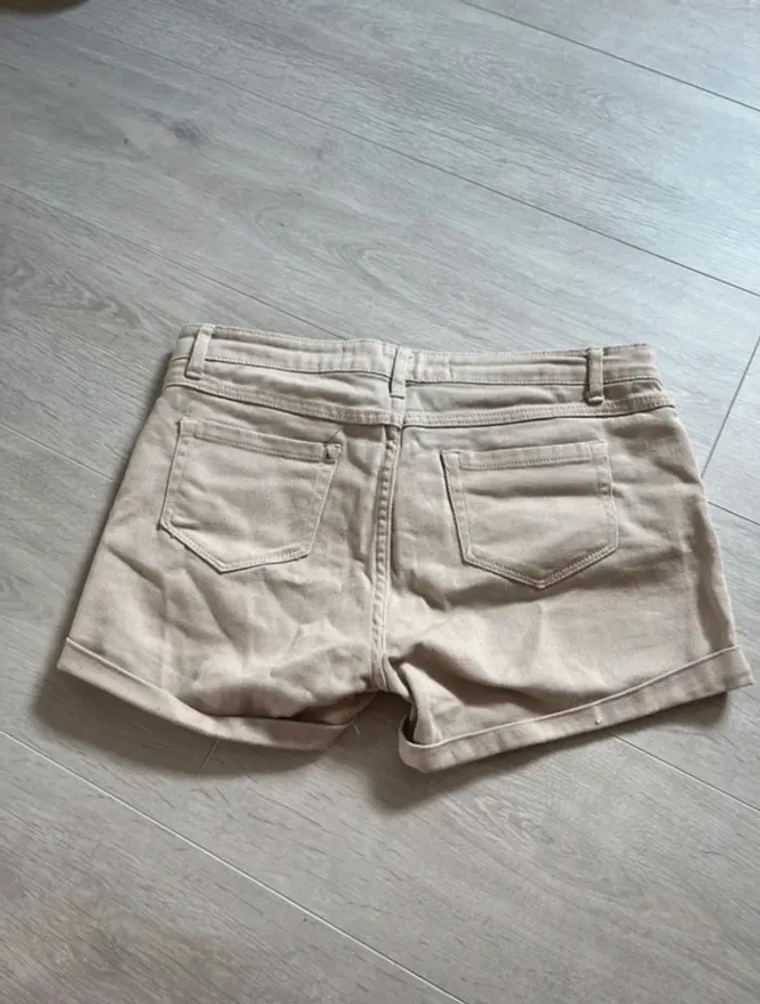 Short beige clair en jean - Denim Co - Taille 34 mais correspond à un 36 - photo numéro 4