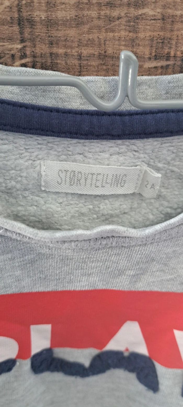 Sweat gris Storytelling 2 ans - photo numéro 3