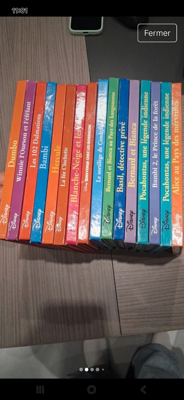 Lot 16 livres Walt Disney - photo numéro 2