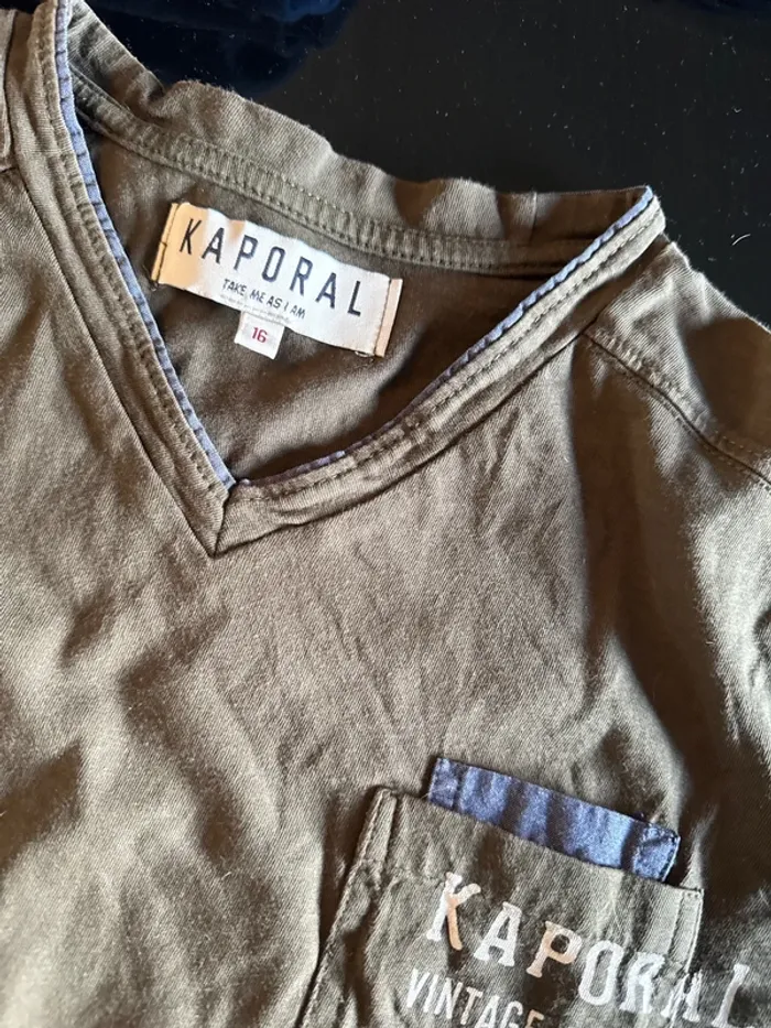 TEE shirt longues manches kaporal 16 ans - photo numéro 2
