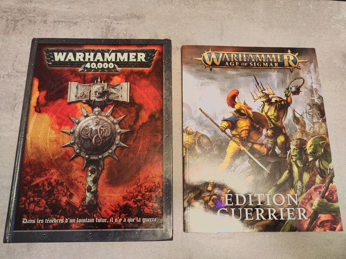 Lot de 2 livre Warhammer 40,000