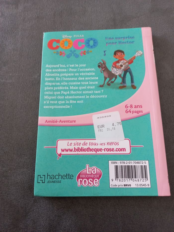 Livre bibliotheque rose coco disney tome 1 - photo numéro 2