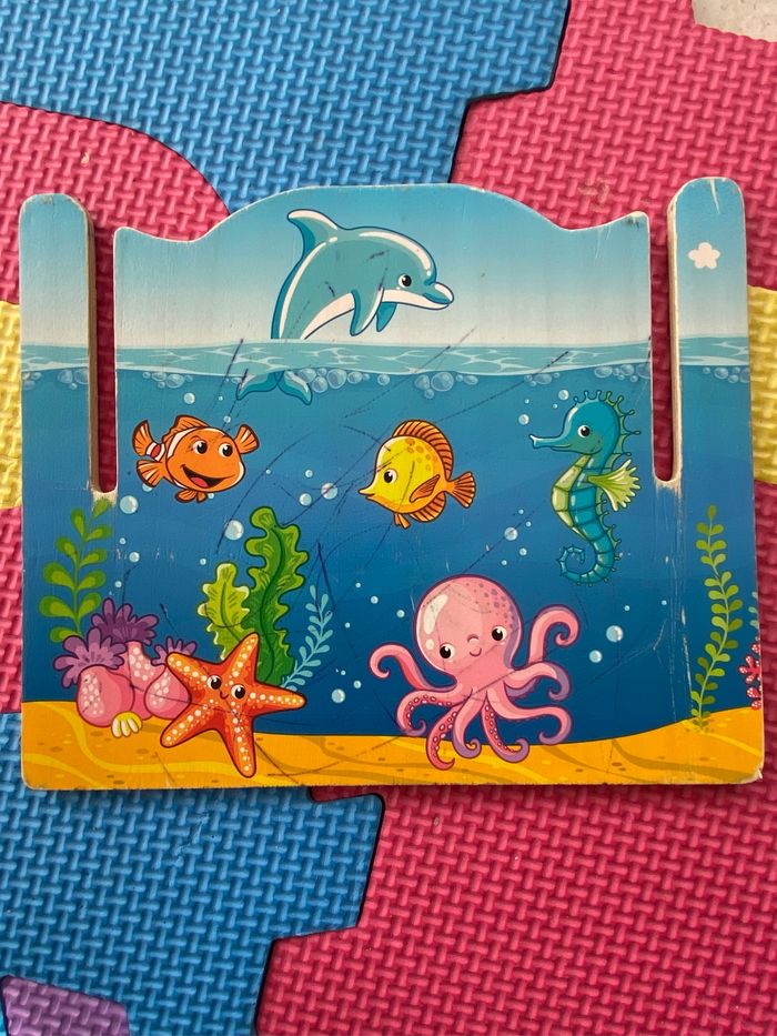 Jeu en bois de pêche aimanté. - photo numéro 5