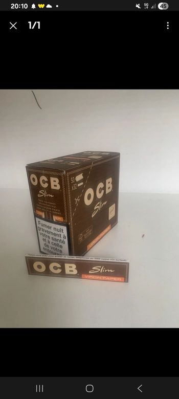 Boit De 50 Carnets De 32 Feuilles OCB Slim Virgin.