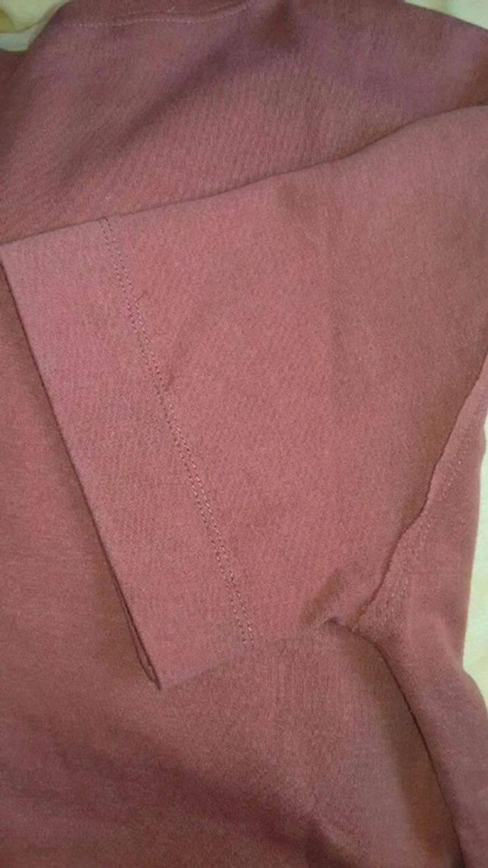 Robe Zara forme tee shirt long marron taille 40 - photo numéro 2