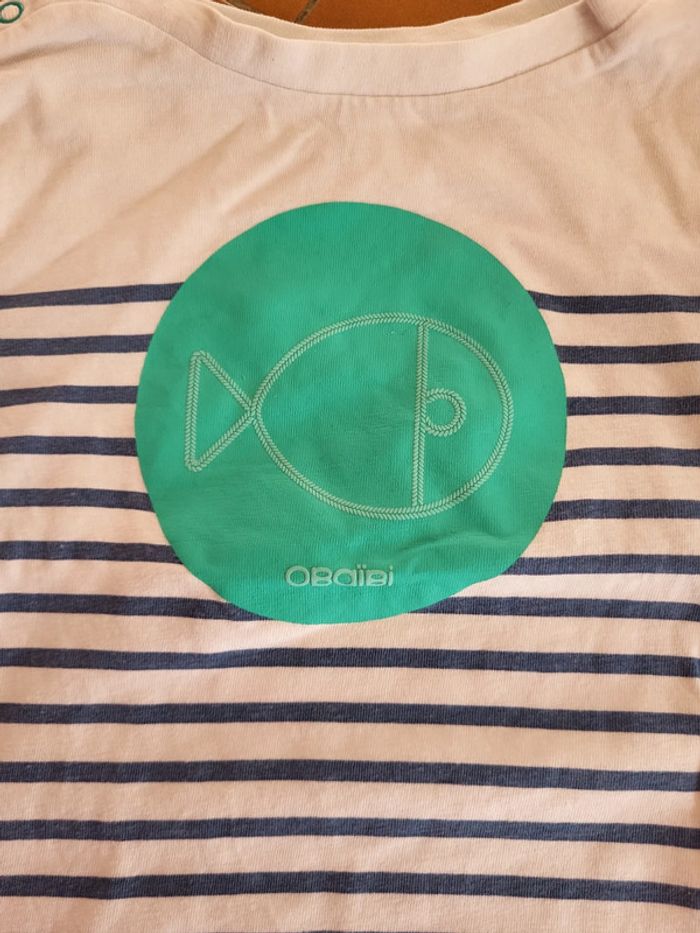 T shirt manches longues 18 mois obaibi - photo numéro 2