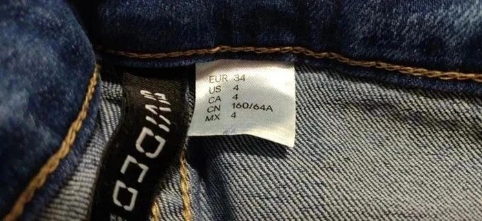 Short en jean bleu H&M 34 - photo numéro 3