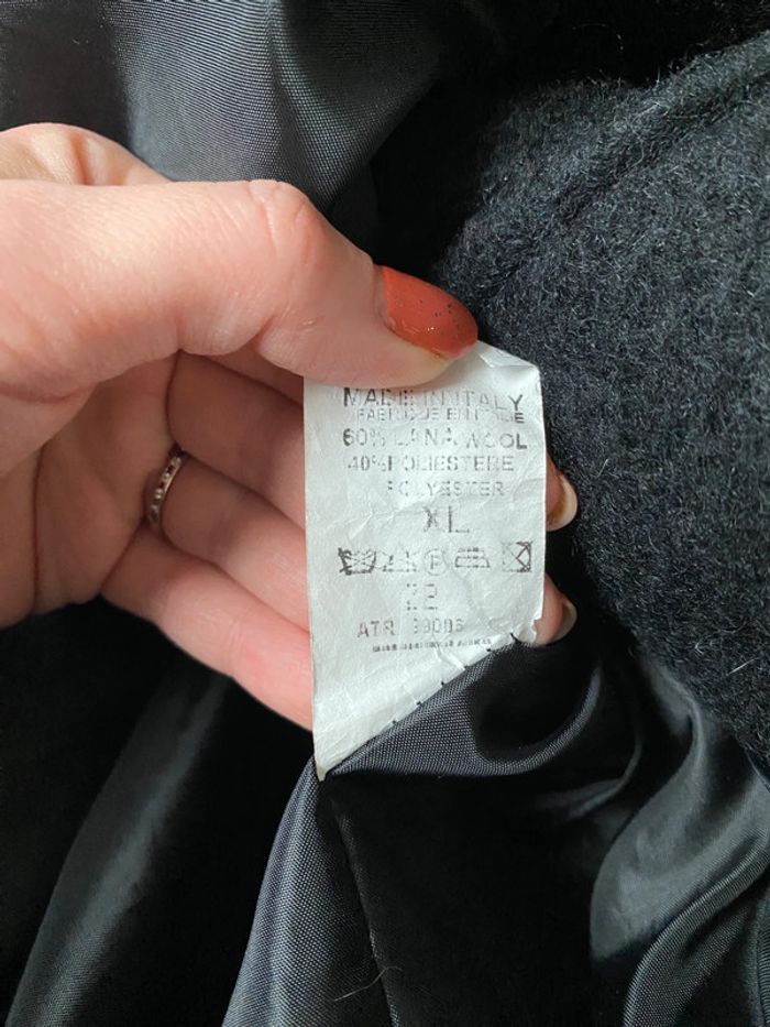 Manteau long d’hiver en laine taille 42 - photo numéro 11