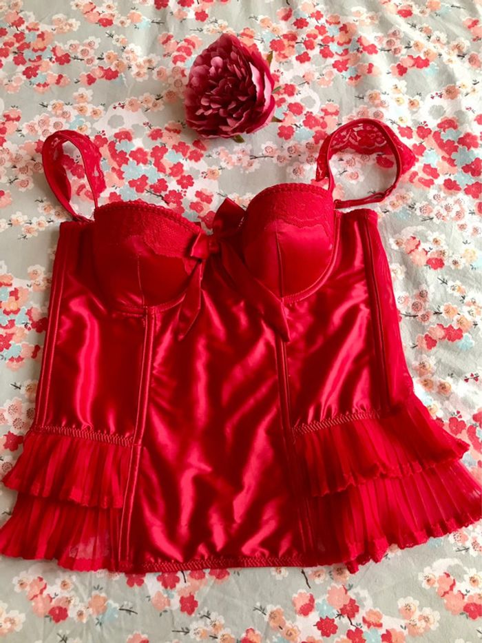 Joli bustier en satin Etam 🌹